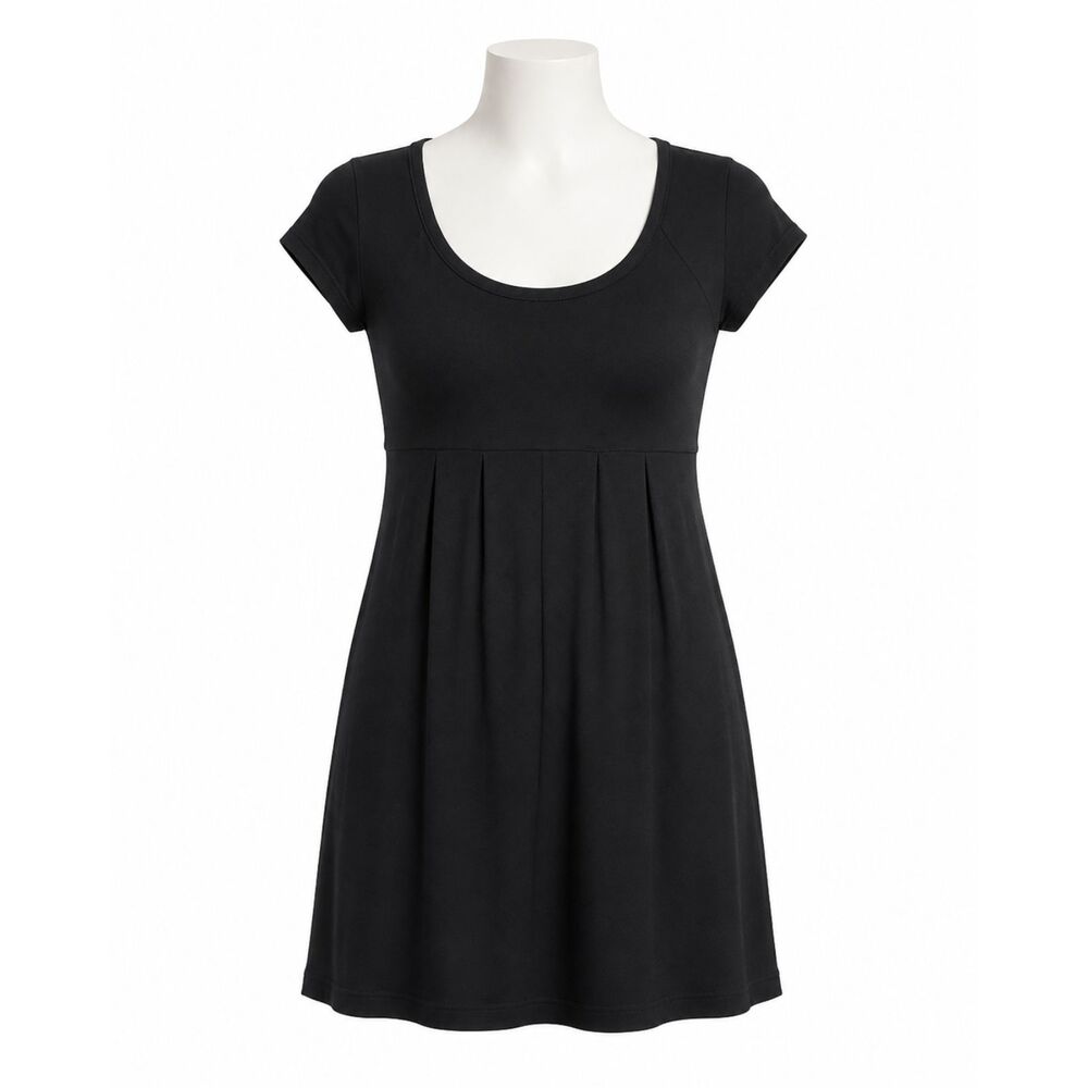 Diane von Furstenberg Neiman Marcus Dress Size 8 Black Fit Flare Stretch LBD